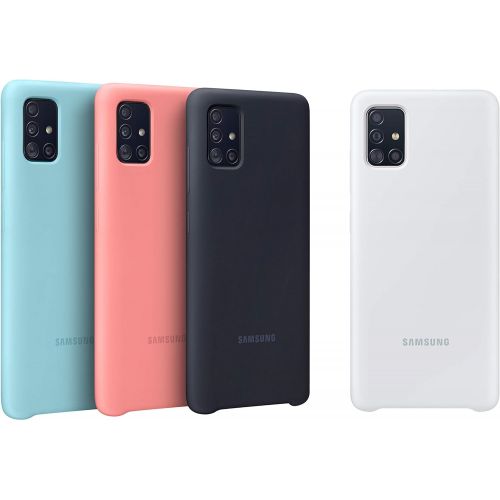 삼성 Samsung Original Galaxy A51 Soft Touch Silicone Cover/Mobile Phone Case - White