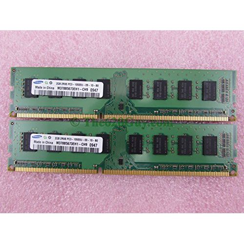 삼성 Samsung 4GB 2X 2GB 2Rx8 PC3-10600U DDR3 1333 Desktop Memory Kit M378B5673EH1/FH0