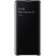 SAMSUNG Original Galaxy S10+ Protective Clear View Folio Cover Case - Black