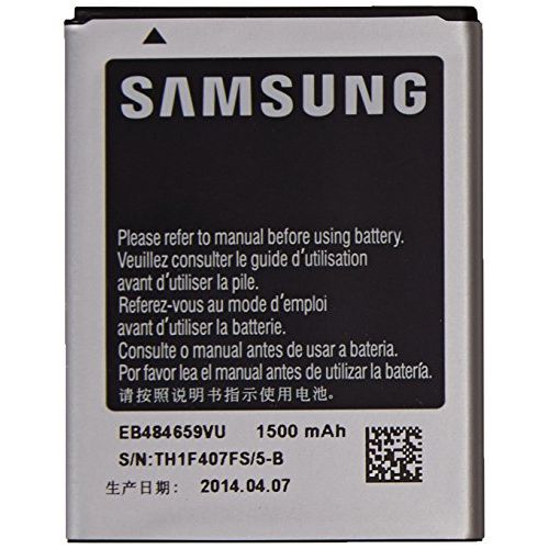 삼성 Samsung Original OEM Samsung EB484659VA 1500mAh Spare Replacement Li-ion Battery for Samsung Gravity Smart and Gravity Touch 2 - Battery - Non-Retail Packaging - Silver