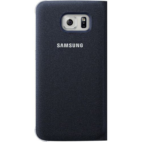 삼성 Samsung S-View Flip Cover for Samsung Galaxy S6 - Black Sapphire Fabric