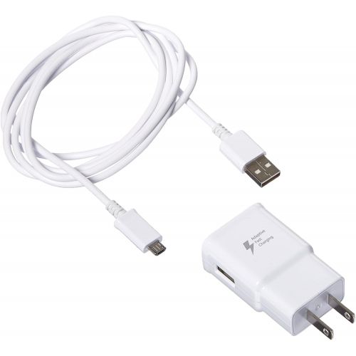 삼성 Samsung EP-TA20JWE+ECBDU4EWE Travel Charger for Galaxy Note 4 and Edge S6 - Non-Retail Packaging - White