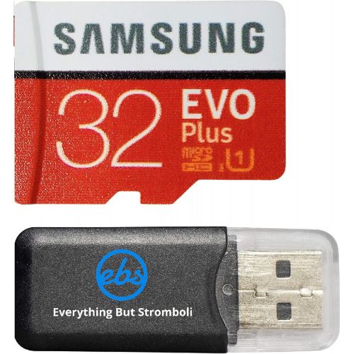 삼성 Samsung Galaxy S9 Memory Card 32GB Micro SDHC EVO Plus Class 10 UHS-1 S9 Plus, S9+, Cell Phone Smartphone with Everything But Stromboli (TM) Card Reader (MB-MC32)