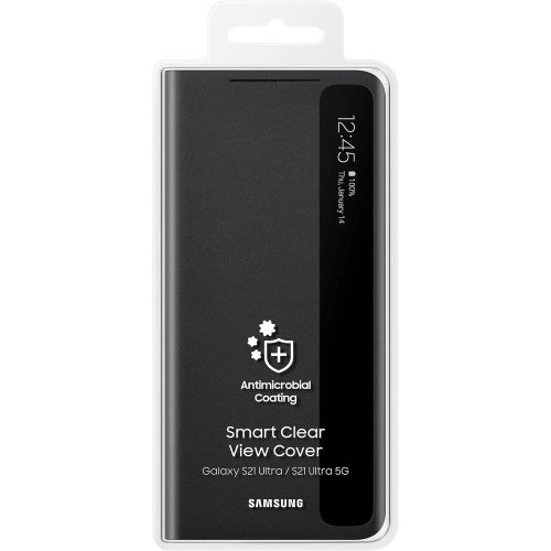 삼성 Samsung Galaxy Note 20 Ultra Clear View Cover Case - Black - 6.9 inches