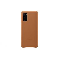 Samsung Galaxy S20 Case, Leather Back Cover - Brown (US Version with Warranty) (EF-VG980LAEGUS)