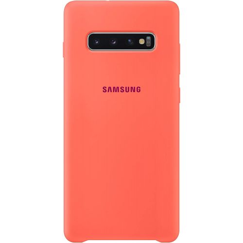 삼성 Samsung Galaxy S10+ Soft Touch Silicon Cover - Official Galaxy S10+ Case/Protective Phone Case with Soft Touch Silicone Finish - Pink