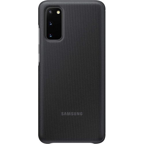 삼성 Samsung Galaxy S20 Case, S-View Flip Cover - Black (US Version with Warranty) (EF-ZG980CBEGUS)