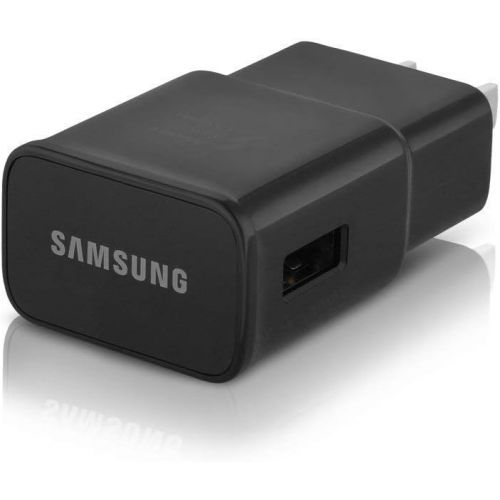 삼성 Samsung Fast Adaptive Wall Adapter Charger Plug Compatible for Galaxy S10 S9 Plus Note 9 S8 Note 8 EP-TA20JBE - 6 Foot Type C USB Cable and OTG Adapter - Black