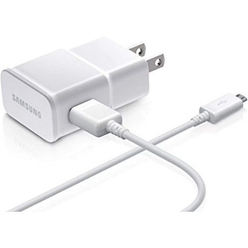 삼성 Samsung OEM 2-Amp Adapter with 5-Feet Micro USB Data Sync Charging Cables for Galaxy S2/S3/S4 Active/Note 1/2 - Non-Retail Packaging - White