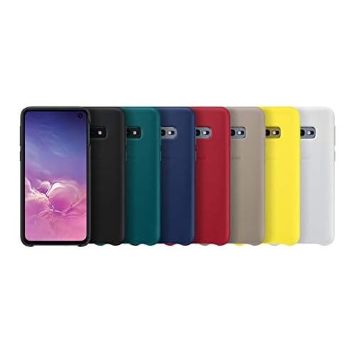 삼성 SAMSUNG Original Galaxy S10e Protective Leather Back Cover Case, Black