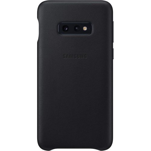 삼성 SAMSUNG Original Galaxy S10e Protective Leather Back Cover Case, Black