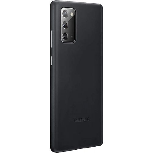 삼성 Samsung Official Galaxy Note 20 Series Leather Back Cover (Black, Note 20)