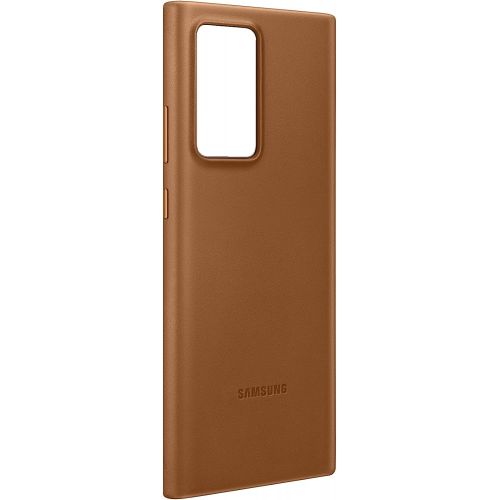 삼성 Samsung Official Galaxy Note 20 Series Leather Back Cover (Black, Note 20)