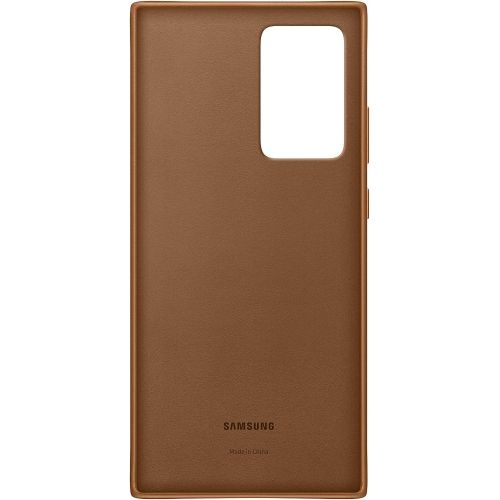 삼성 Samsung Official Galaxy Note 20 Series Leather Back Cover (Black, Note 20)