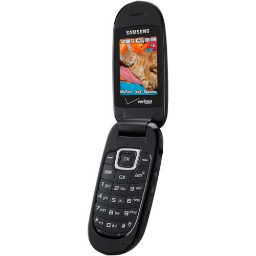 삼성 Verizon Wireless Cell Phone Samsung Gusto U360 U 360 Black with Camera No Contract Required Works on Verizon Wireless or Page Plus Network Only