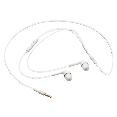 삼성 Samsung HS330 Wired Stereo Earbud 3.5mm universal headset with In-Line Multi-Function Answer/Call Button (White)