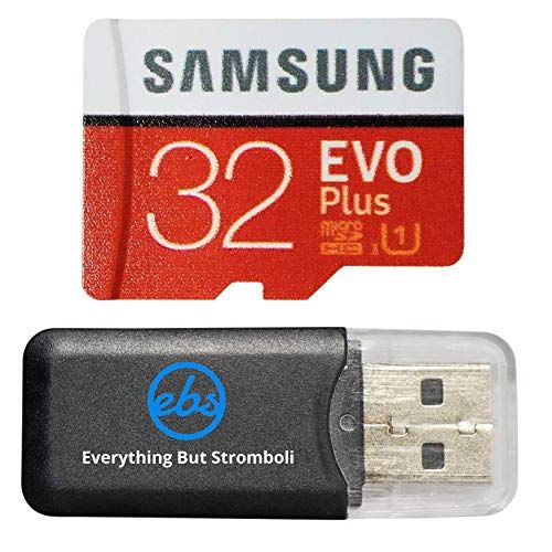 삼성 Samsung Evo Plus 32GB MicroSD Memory Card & Adapter Works with GoPro Hero 9 Black (Hero9) Full HD, UHS-I, U1, Speed Class 10, SDHC (MB-MC32) Bundle with (1) Everything But Strombol