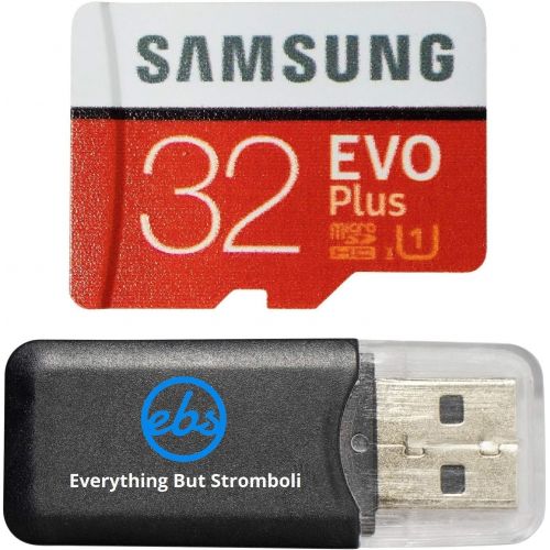 삼성 Samsung Evo Plus 32GB MicroSD Memory Card & Adapter Works with GoPro Hero 9 Black (Hero9) Full HD, UHS-I, U1, Speed Class 10, SDHC (MB-MC32) Bundle with (1) Everything But Strombol