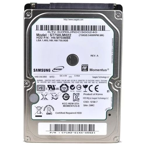 삼성 Samsung SpinPoint ST750LM022 750GB SATA/300 5400RPM 8MB 2.5 Hard Drive