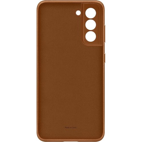 삼성 Samsung Galaxy S21 Official Leather Back Cover (Brown, S21)