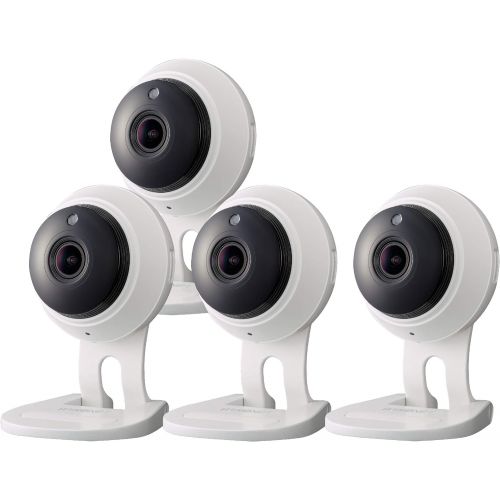 삼성 SNH-C6417BN - Samsung Wisenet SmartCam 1080p Full HD Plus Wi-Fi Camera Quad Pack