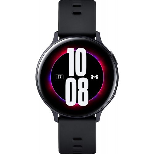 삼성 Samsung Galaxy Watch Active 2 W/Enhanced Sleep Tracking Analysis, Auto Workout Tracking, and Pace Coaching (44mm, Under Armor Edition), Aqua Black - US Version