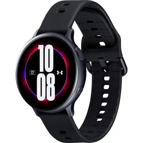 삼성 Samsung Galaxy Watch Active 2 W/Enhanced Sleep Tracking Analysis, Auto Workout Tracking, and Pace Coaching (44mm, Under Armor Edition), Aqua Black - US Version