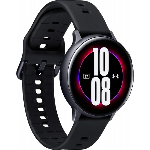 삼성 Samsung Galaxy Watch Active 2 W/Enhanced Sleep Tracking Analysis, Auto Workout Tracking, and Pace Coaching (44mm, Under Armor Edition), Aqua Black - US Version