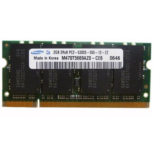 삼성 Samsung 2GB DDR2 PC2 5300 200 Pin Laptop SODIMM