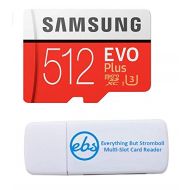 Samsung 512GB Micro SDXC EVO+ Plus Memory Card for Motorola Phone Works with Moto G9 Plus, One Vision Plus, Moto G Pro (MB-MC512) Bundle with (1) Everything But Stromboli SD & Micr