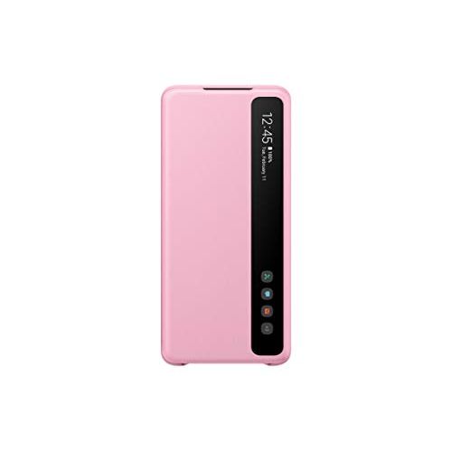 삼성 Samsung Galaxy S20+ Plus Case, S-View Flip Cover - Pink (US Version with Warranty), Model:EF-ZG985CPEGUS