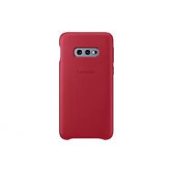 Samsung Protective Leather Cover for Galaxy S10 ? Official Galaxy S10 Case ? Hardwearing Genuine Leather Phone Case for The Samsung Galaxy S10 - Red