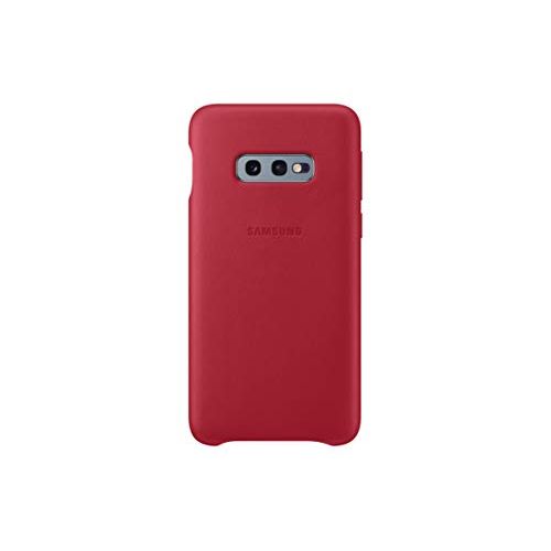 삼성 Samsung Protective Leather Cover for Galaxy S10 ? Official Galaxy S10 Case ? Hardwearing Genuine Leather Phone Case for The Samsung Galaxy S10 - Red