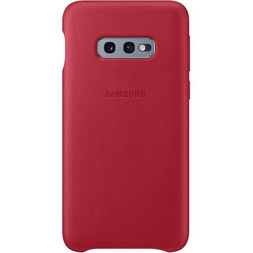 삼성 Samsung Protective Leather Cover for Galaxy S10 ? Official Galaxy S10 Case ? Hardwearing Genuine Leather Phone Case for The Samsung Galaxy S10 - Red