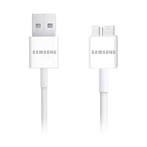 삼성 Samsung USB 3.0 Sync Data Cable for Galaxy S5 SV & Note 3, 3 Pack Non Retail Packaging White