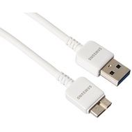 Samsung 5-Feet USB 3.0 Data Cable for Galaxy S5/Galaxy Note 3 - Non-Retail Packaging - White