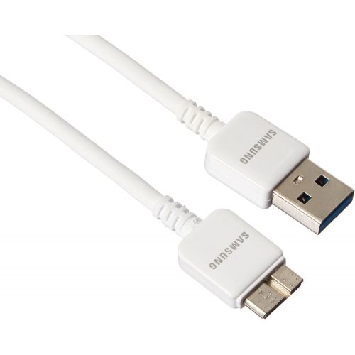 삼성 Samsung 5-Feet USB 3.0 Data Cable for Galaxy S5/Galaxy Note 3 - Non-Retail Packaging - White