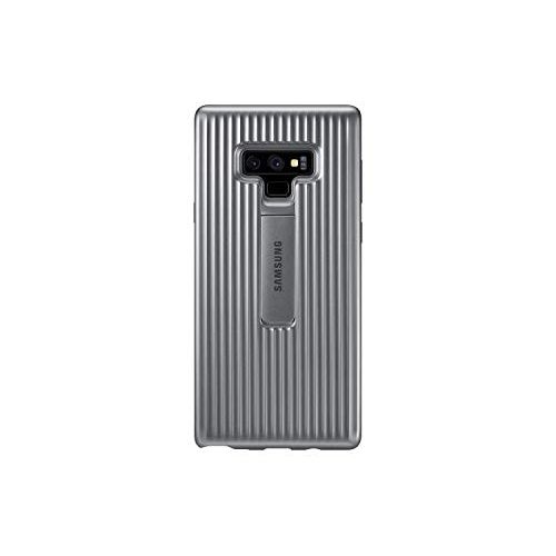 삼성 Samsung Galaxy Note9 Case, Rugged Military Grade Protective Cover with Kickstand, Silver