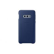 Samsung Official Original Galaxy S10 Series Genuine Leather Cover Case (Navy, Galaxy S10)
