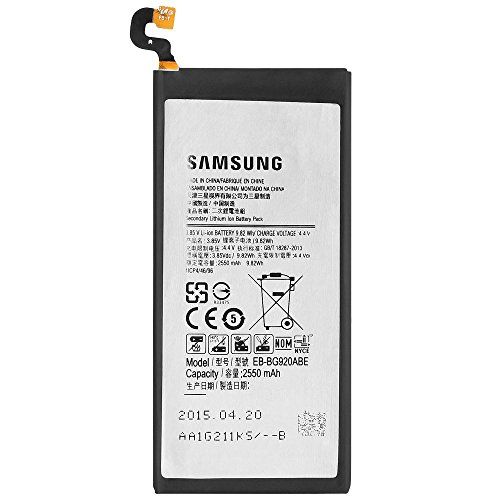 삼성 OEM Samsung EB-BG920ABE Battery for Galaxy S6-2550mAh - Non-Retail Packaging