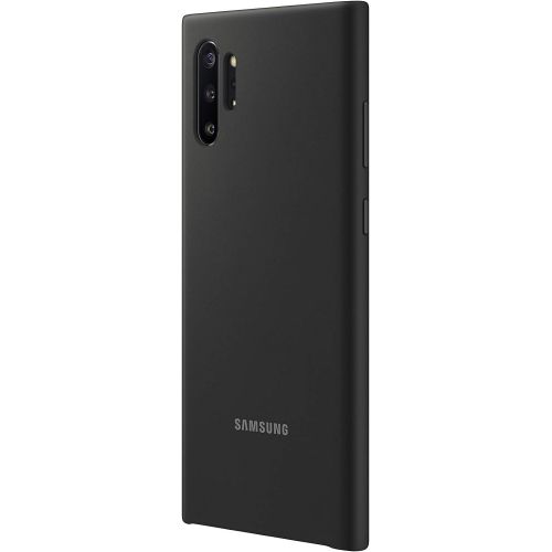 삼성 Samsung Galaxy Note10+ Case, Silicone Back Protective Cover - Black (US Version with Warranty) - EF-PN975TBEGUS