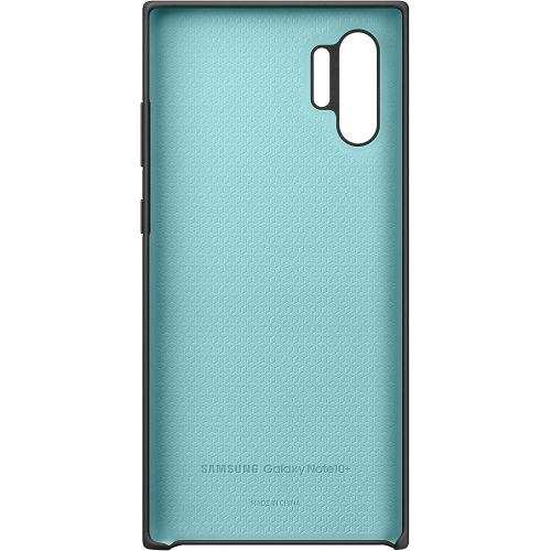삼성 Samsung Galaxy Note10+ Case, Silicone Back Protective Cover - Black (US Version with Warranty) - EF-PN975TBEGUS