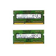 Samsung 8GB kit (2 x 4GB), 204-pin SODIMM, DDR3 PC3L-12800, 1600MHz ram Memory Module (M471B5173EB0-YK0 x 2)