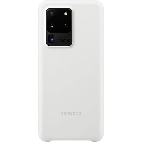 삼성 Samsung Galaxy S20 Ultra Case, Silicone Back Cover - White (US Version with Warranty) (EF-PG988TWEGUS)