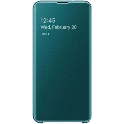 삼성 SAMSUNG Original Galaxy S10e Protective Clear View Folio Cover Case - Green