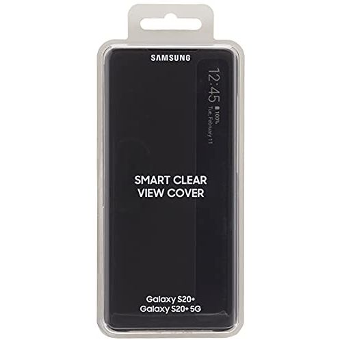 삼성 Samsung Galaxy S20+ Case, Official S-View Flip Cover (Black)