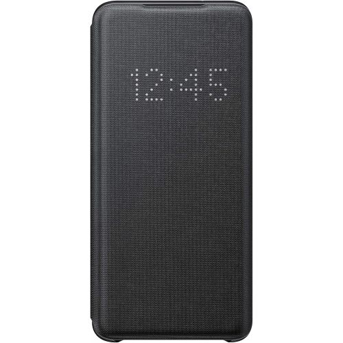 삼성 Samsung Galaxy S20 Case, LED Wallet Cover - Black (US Version with Warranty) (EF-NG980PBEGUS)