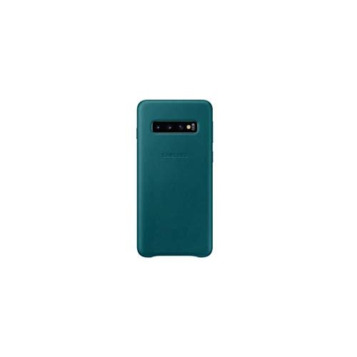 삼성 Samsung Official Original Galaxy S10 Series Genuine Leather Cover Case (Green, Galaxy S10)