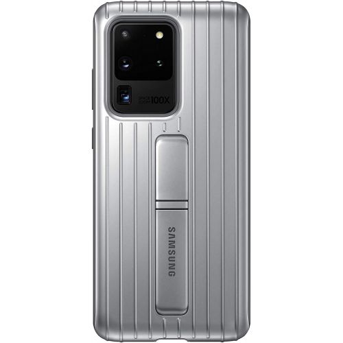 삼성 Samsung Galaxy S20 Ultra Case, Rugged Protective Cover - Silver (US Version with Warranty) (EF-RG988CSEGUS)