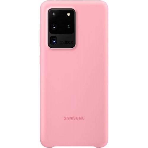삼성 Samsung Galaxy S20 Ultra Case, Silicone Back Cover - Pink (US Version with Warranty) (EF-PG988TPEGUS)